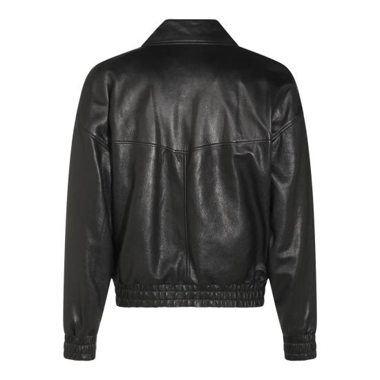 26FW 생로랑 버블 램스킨 재킷 847967 YCNF21000 BLACK - SAINT LAURENT