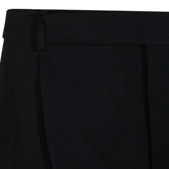 26FW 생로랑 플루이드 그레인 드 푸드르 포멀 슬랙스 A000O7 Y7E631000 BLACK - SAINT LAURENT