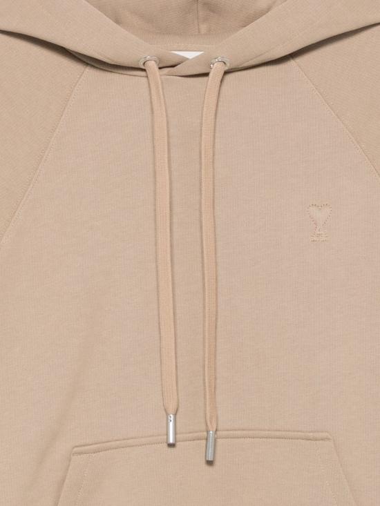 26FW 아미 코튼 드 하트 후드 USW758 747 A184 MASTIC BEIGE - AMI