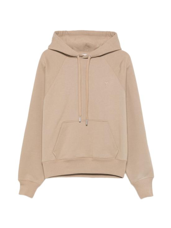 26FW 아미 코튼 드 하트 후드 USW758 747 A184 MASTIC BEIGE