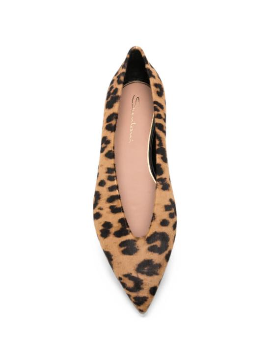 26FW 산토니 플랫 슈즈 WAIR72528HI1X PVUM40 LEOPARDATO - SANTONI