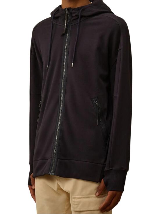 26FW 씨피 컴퍼니 다이애그널 레이즈드 플리스 고글 스웨트셔츠 RCCMSS715A 005086W888 GREY - C.P. COMPANY