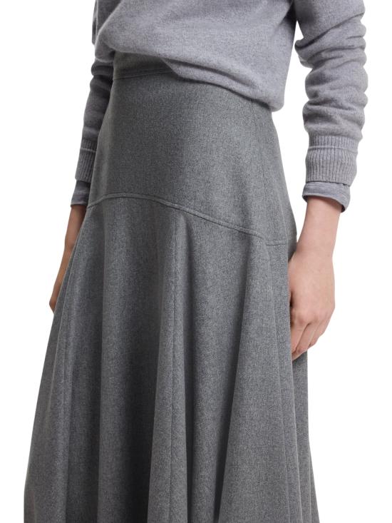 26FW 보스 미디 스커트 50568806 081 GREY - BOSS