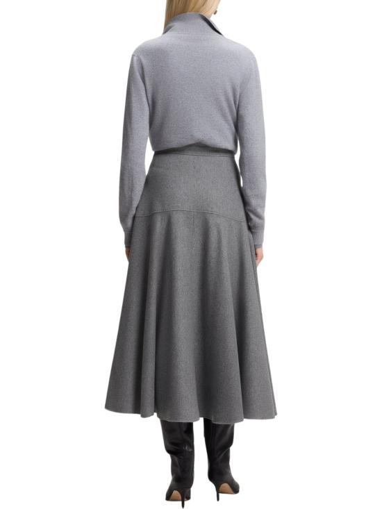 26FW 보스 미디 스커트 50568806 081 GREY - BOSS