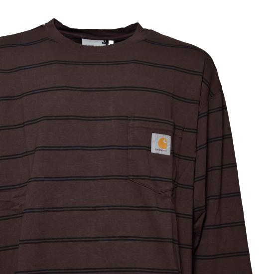 26FW 칼하트 WIP 반팔 티셔츠 I037271 3VQGD MARRONE NERO - CARHARTT WIP