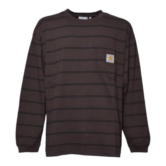 26FW 칼하트 WIP 반팔 티셔츠 I037271 3VQGD MARRONE NERO