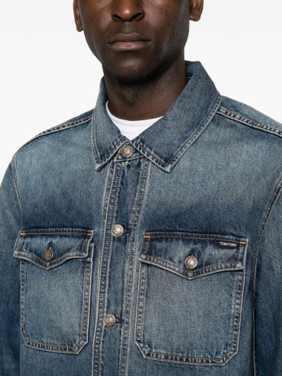 26FW 톰포드 셔츠 DJR002 DMC117UBN DENIM - TOMFORD