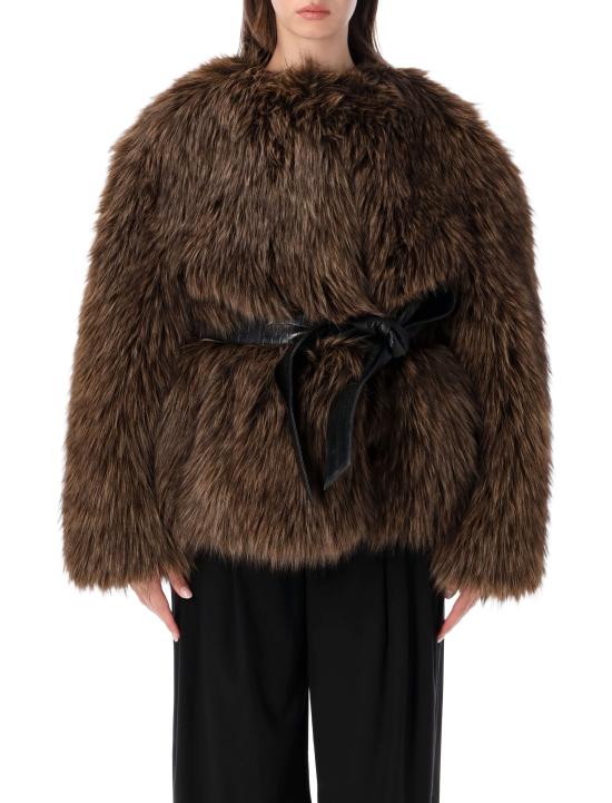 26FW 마그다뷰트림 자켓 163926 BROWN MARRONE