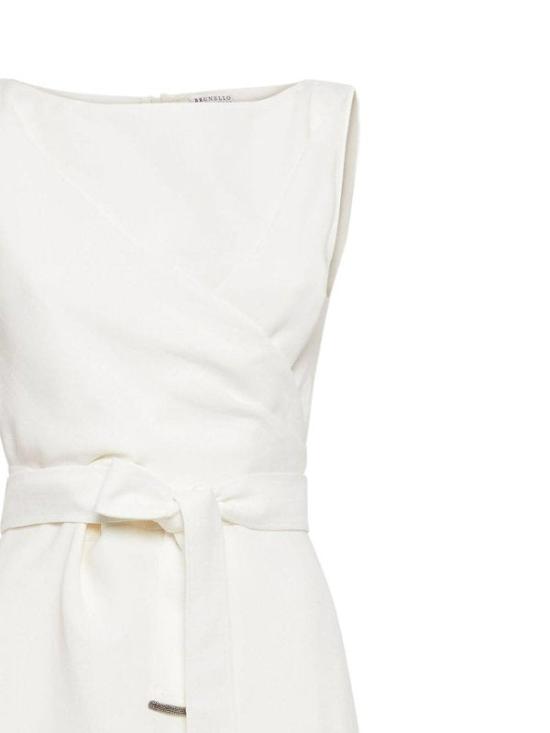  브루넬로 쿠치넬리 점프수트 i249733 ECRU - BRUNELLO CUCINELLI