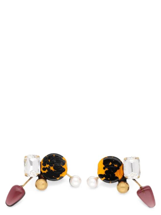  드리스 반 노튼 이어링 LD2621382370049980 MIXED BLACK YELLOW GOLD