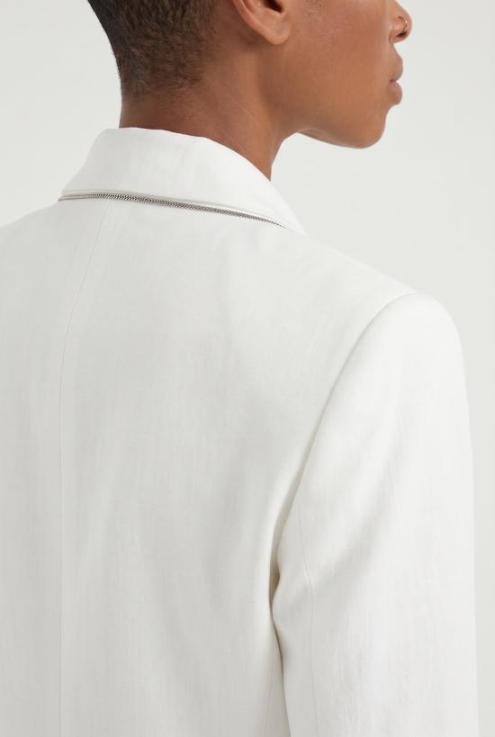  브루넬로 쿠치넬리 자켓 i117319 WHITE - BRUNELLO CUCINELLI