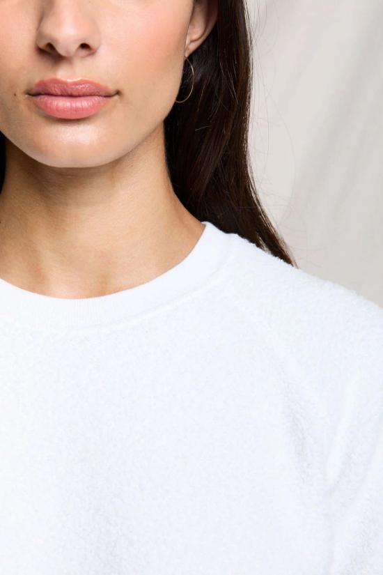  퍼펙트 화이트 티 스웨터 지기 레귤러핏 크루넥 스웨트셔츠 - PERFECT WHITE TEE