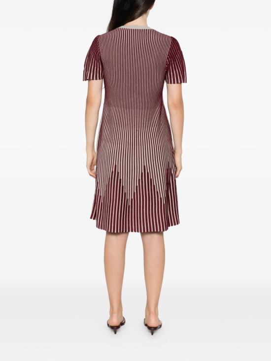 26FW 엠포리오 아르마니 숏 원피스 EW004622 AF27747F5009 BORDEAUX - EMPORIO ARMANI