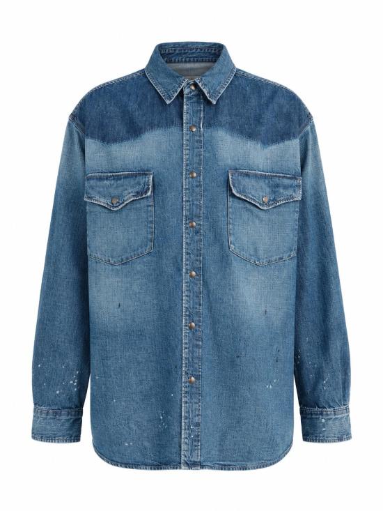 26FW 마르지엘라 셔츠 S50DT0084M30021 964 OLD BLUE SPOTS