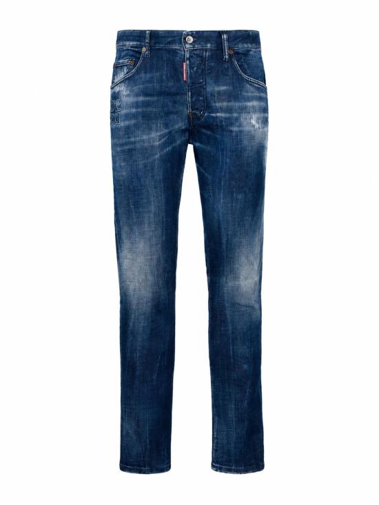 26FW 디스퀘어드2 스트레이트 팬츠 S74LB1949D30010 470 NAVY BLUE