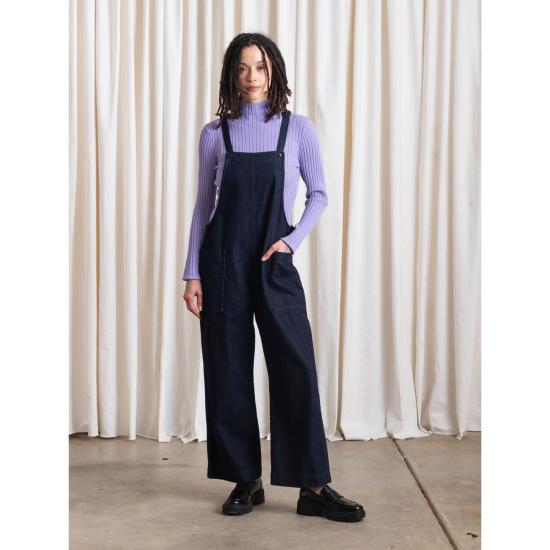  알리 골든 점프수트 데님 오버롤 점퍼 FW26