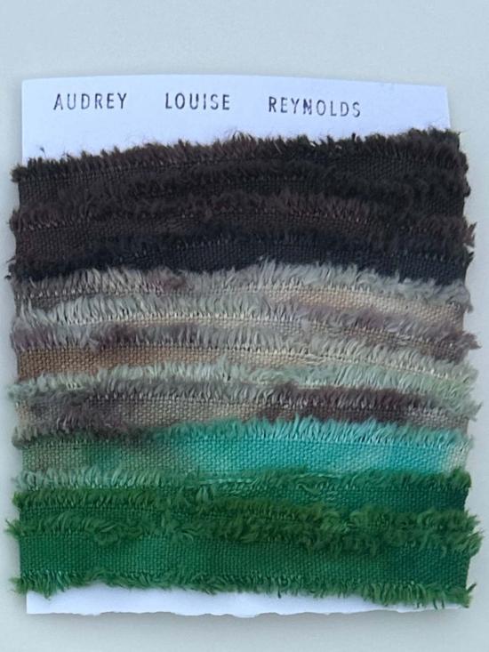  오드리 루이즈 레이놀즈 헤어 액세서리 오드리 루이스 레이놀즈 호두와 해조류 리본 - AUDREY LOUISE REYNOLDS
