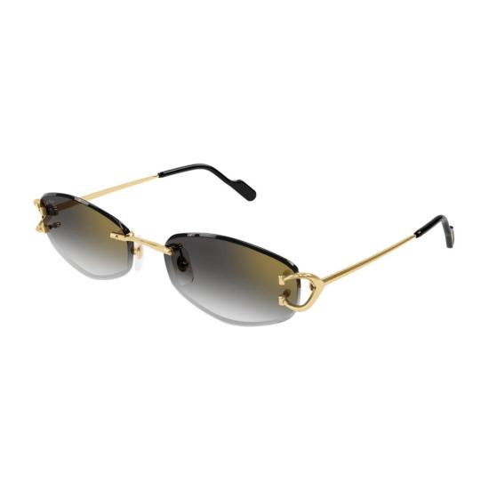 26SS 까르띠에 선글라스 17FF53S0A Gold - CARTIER