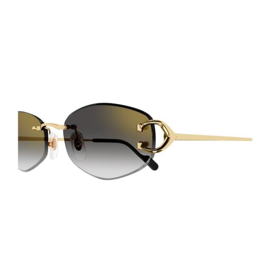 26SS 까르띠에 선글라스 17FF53S0A Gold - CARTIER