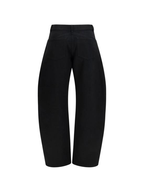 26FW 알라이아 스트레이트 팬츠 AA9P1215D003C 995 NOIR ALAIA - ALAIA