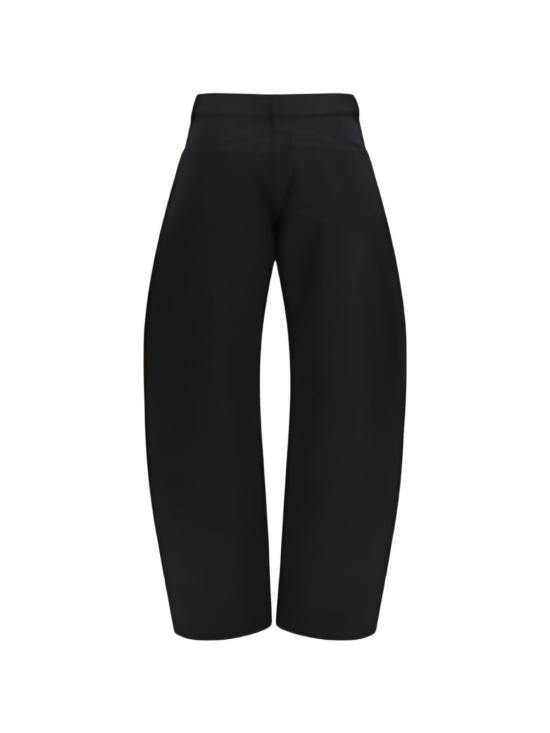 26FW 알라이아 스트레이트 팬츠 AA9P1215D003C 995 NOIR ALAIA - ALAIA