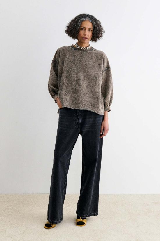  레이첼 코미 스웨터 폰드 스웨트셔츠 스모키 헤이즐넛 - RACHEL COMEY