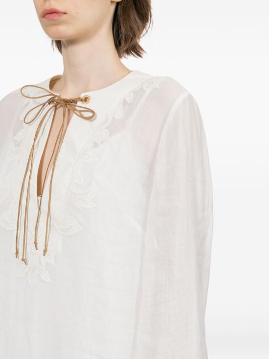 26FW 짐머만 숏 원피스 7839DS S262IVO AVORIO - ZIMMERMANN
