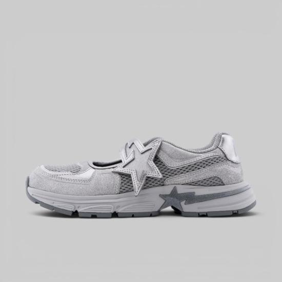  베이프 스니커즈 001FWM302324SVR SILVER DOM