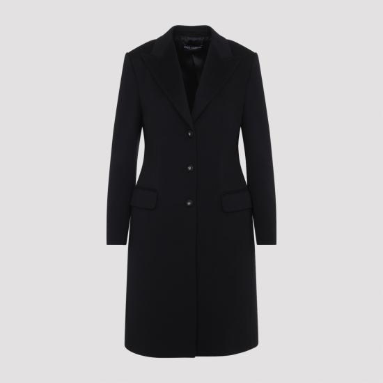 26FW 돌체앤가바나 코트 F0Q41T HU2CA N0000 NERO - DOLCE & GABBANA