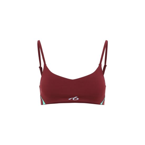 26FW 발렌시아가 테크웨어 브라 탑 테크웨어 브라 탑 A0023Z TUVN7 8104 BURGUNDY AQUA - BALENCIAGA