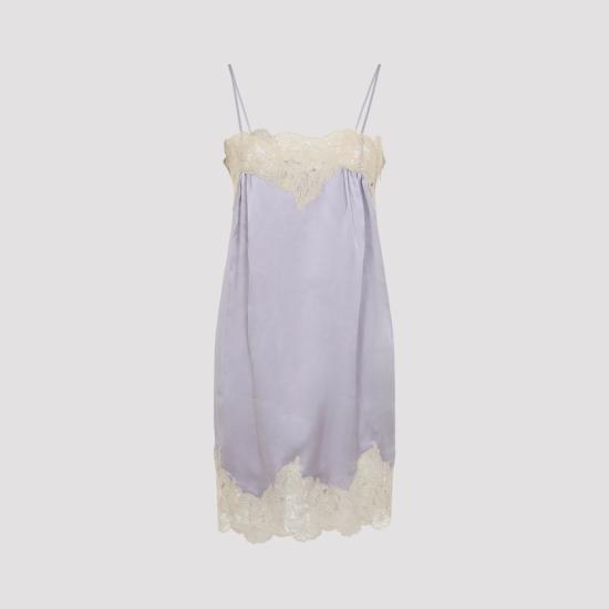 26FW 끌로에 숏 원피스 CH26ARO07008 573 SMOKY PURPLE - CHLOE