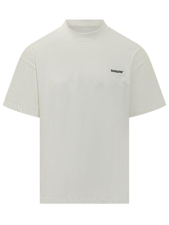 26FW 바로우 반팔 티셔츠 F6BWUATH019 002 OFFWHITE