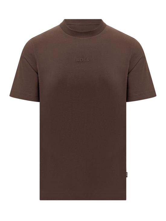 26FW 보스 반팔 티셔츠 50570044 209 DARK BROWN