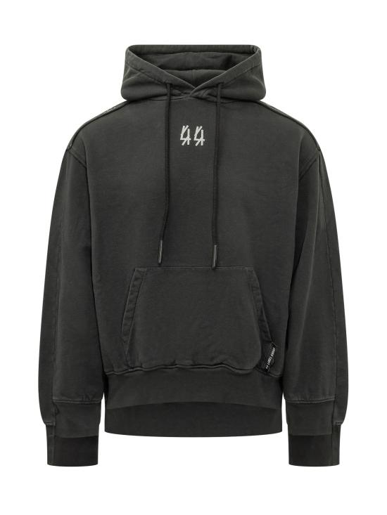 26FW 44레이블 긴팔 티셔츠 B0030679FA679 P858 BLACK STONE WASH MEGA 44 DIRTY WHITE