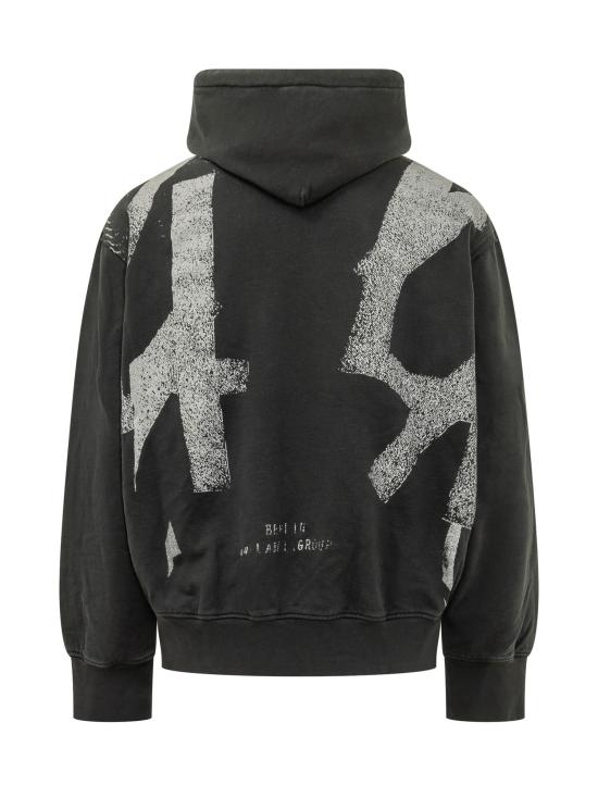 26FW 44레이블 긴팔 티셔츠 B0030679FA679 P858 BLACK STONE WASH MEGA 44 DIRTY WHITE - 44 LABEL