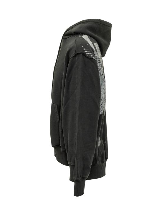 26FW 44레이블 긴팔 티셔츠 B0030679FA679 P858 BLACK STONE WASH MEGA 44 DIRTY WHITE - 44 LABEL