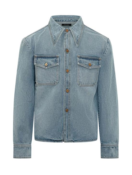 26FW 윌리 차바리아 긴팔 셔츠 MMDTO003043N 031 CLASSIC BLUE