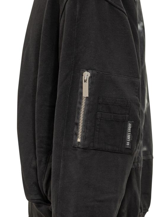 26FW 44레이블 자켓 B0030680FA580 P812 BLACK CROWD PATCH DIRTY WHITE - 44 LABEL