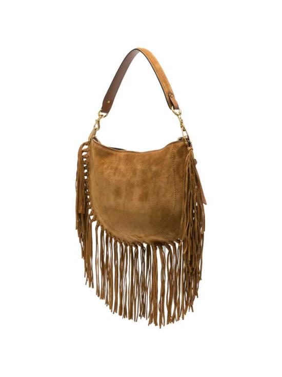 26FW 이자벨마랑 오스칸 호보 프린지 디테일 핸드백 BF0066FCC3C14M 50CO COGNAC - ISABEL MARANT