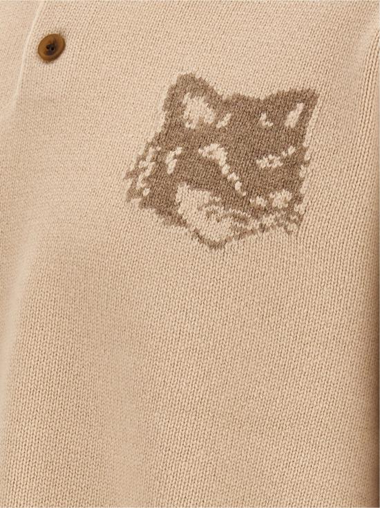 26FW 메종키츠네 가디건 MRMKL00KM03290625 Beige - MAISON KITSUNE