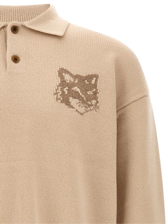 26FW 메종키츠네 가디건 MRMKL00KM03290625 Beige - MAISON KITSUNE