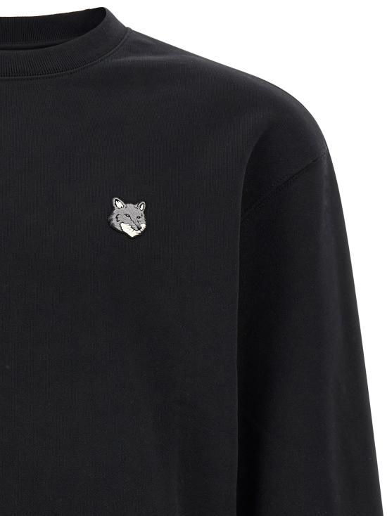 26FW 메종키츠네 폭스 헤드 컴포트 스웨트셔츠 PM00304KM0341P199 Black - MAISON KITSUNE