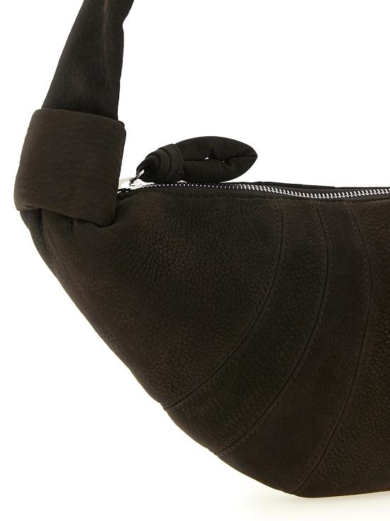 26FW 르메르 스몰 크루아상 알파카 누벅 백 BG0234LL0189BR007 Brown - LEMAIRE