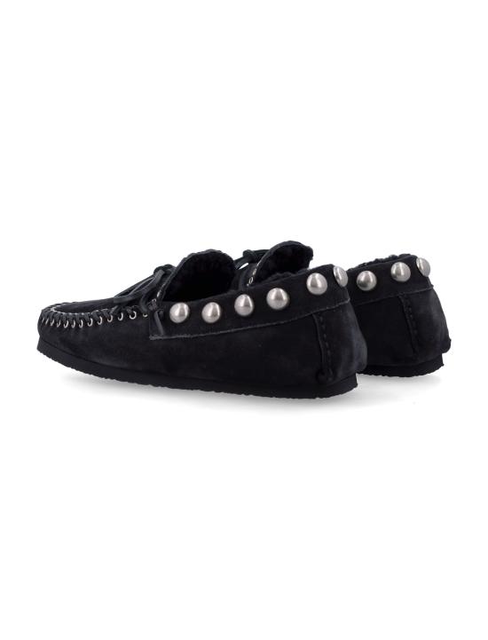 26FW 이자벨마랑 시어링 안감 스웨이드 로퍼 시어링 안감 스웨이드 로퍼 MC0019FAB3A25S 02FK - ISABEL MARANT