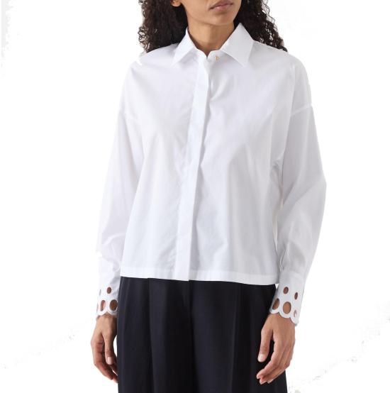  막스마라 탑 2626116011MSTSTAFFA001 WHITE - MAX MARA