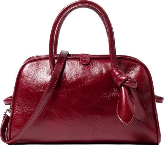 25FW 자크뮈스 TURISMO 투리스모 소프트 스몰 볼링 토트벡 BAW00416AC20C01490 RED