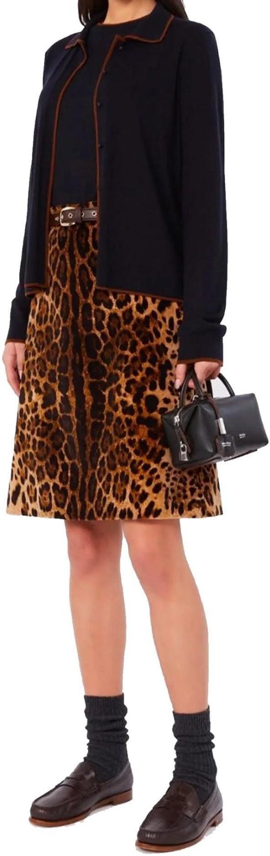 막스마라 미디 스커트 2626106011MSTFALANGE001 BROWN - MAX MARA