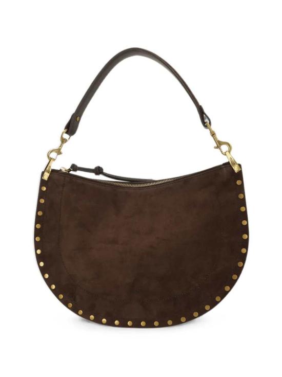 26FW 이자벨마랑 오스칸 소프트 지퍼 백 BF0066FAB2C03M 50CF COFFEE