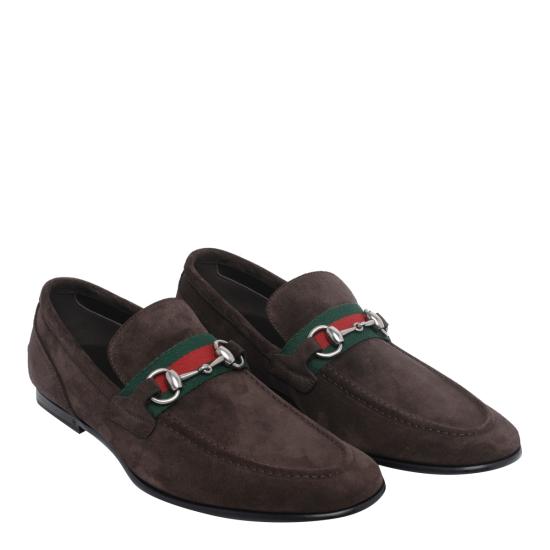 26FW 구찌 코모 홀스빗 스웨이드 로퍼 874936 AAG9O2052 BROWN - GUCCI