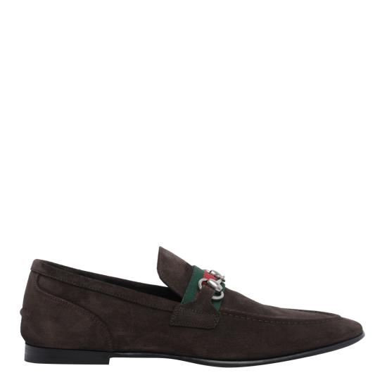 26FW 구찌 코모 홀스빗 스웨이드 로퍼 874936 AAG9O2052 BROWN